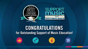Banner for NAMM recognition